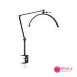 Desk Clip Half Moon Light With Phone Holder