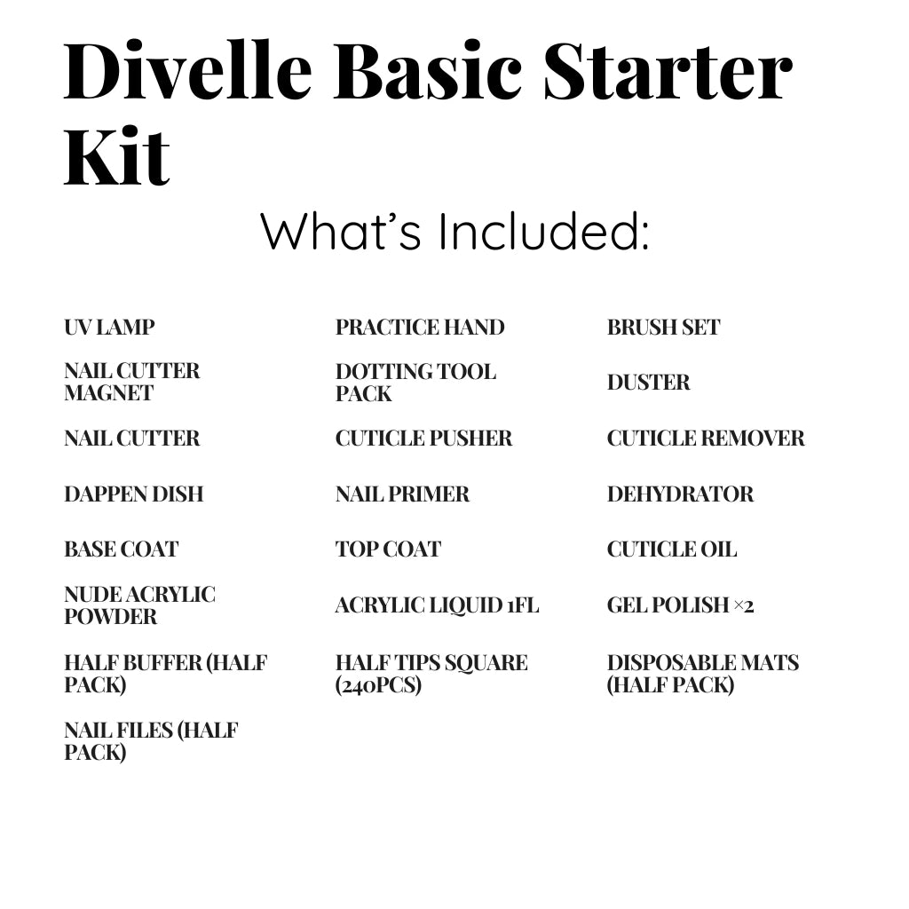 Divelle Basic Nail Starter Kit