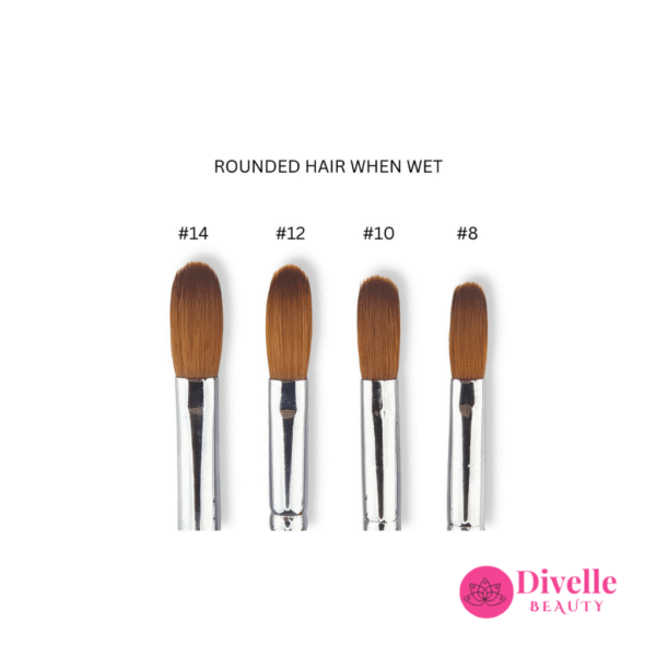 Kolinsky acrylic nail brush