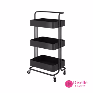 3 Layers Trolley – Multi-Tier Salon Storage & Organization Cart