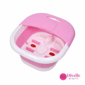 Foldable Pedicure Foot Bath – Portable, Space-Saving Soak Basin for Professional & Home Care